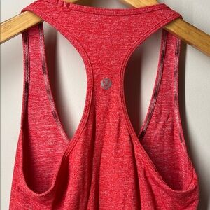 lululemon Racerback tank top Heathered Red